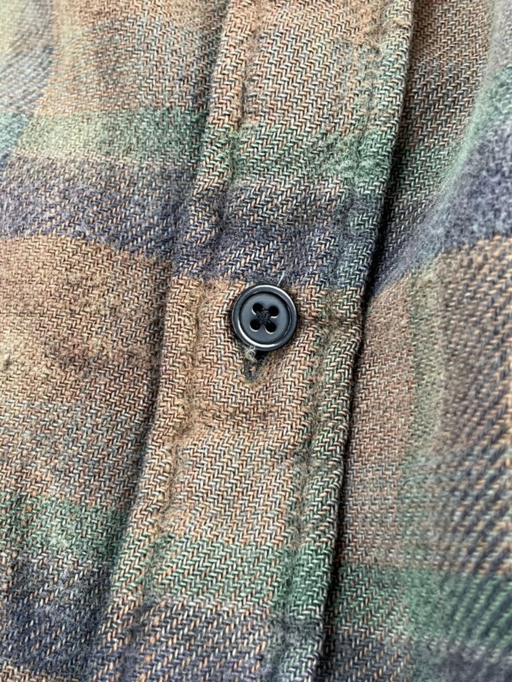 R13 NWOT Draped Front Plaid Flannel Button-Up Shirt XS - Picture 9 of 15